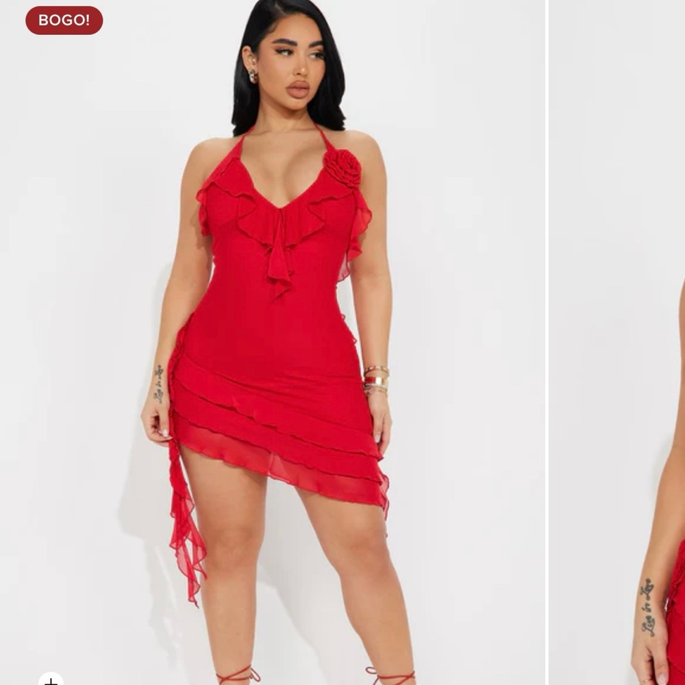 Fashion Nova Red Dress